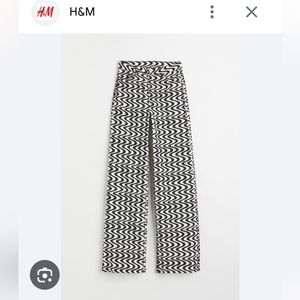 Wide Leg Twill Pants